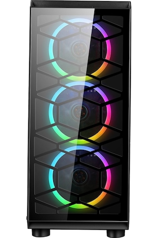 Turbox Mystique 192-6 4Xrgb Fan Usb 2.0 250W Bilgisayar Kasası