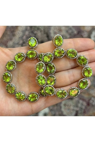 Peridot Elmas Küpe 102
