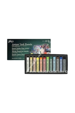 Mungyo Gallery Artists Tam Boy Soft Pastel 12'li Assorted Colors