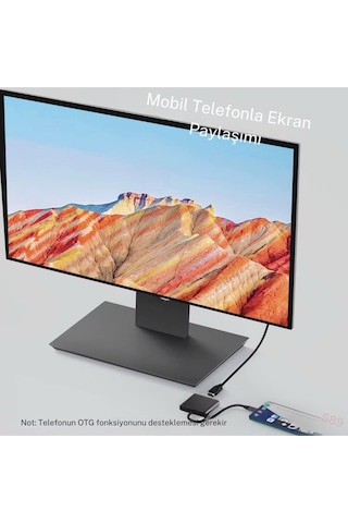 Usb Çoklayıcı 3in1 Hub Type-c 4k Hdmı Usb 3.0 Okuyucu