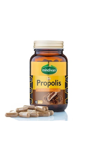 Mindivan Propolis Ekstraklı 60 Kapsül - Kapsül Gıda Takviyesi