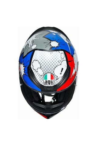 Agv K1 Multi Bang Matt Italy Kask Mavi