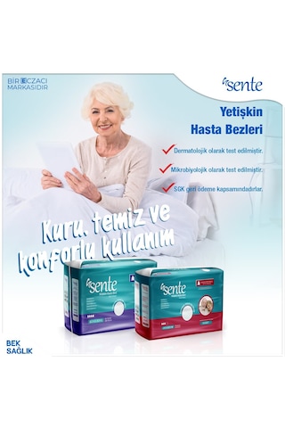 Sente Emici Külot Bez Yetişkin L Büyük Boy 30 Lu L