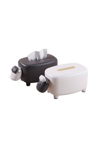 Sones Sevimli Koyun Mendil Kutusu Ev Çay Masası Çok Fonksiyonlu Çekmece Mendil Kutusu Gri