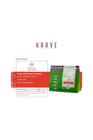 Kaave Roastery Guatemala Peaks Çekirdek Kahve 250 G