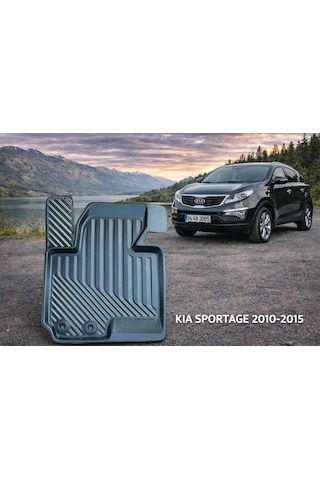 Kia Sportage 2010-2015 İle Uyumlu 3d Oto Paspas Premium