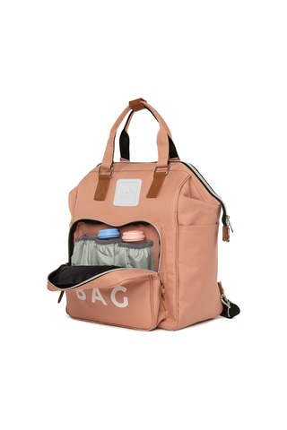 Bagmori Baby Bag Baskılı Cepli Anne Bebek Bakım Sırt Çantası