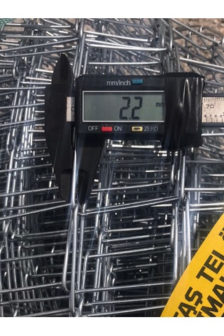 7 7cm Göz 2.20mm- 1,5mt -20mt Galvanizli Helezon Bahçe Çit Tel Örgü Çelik