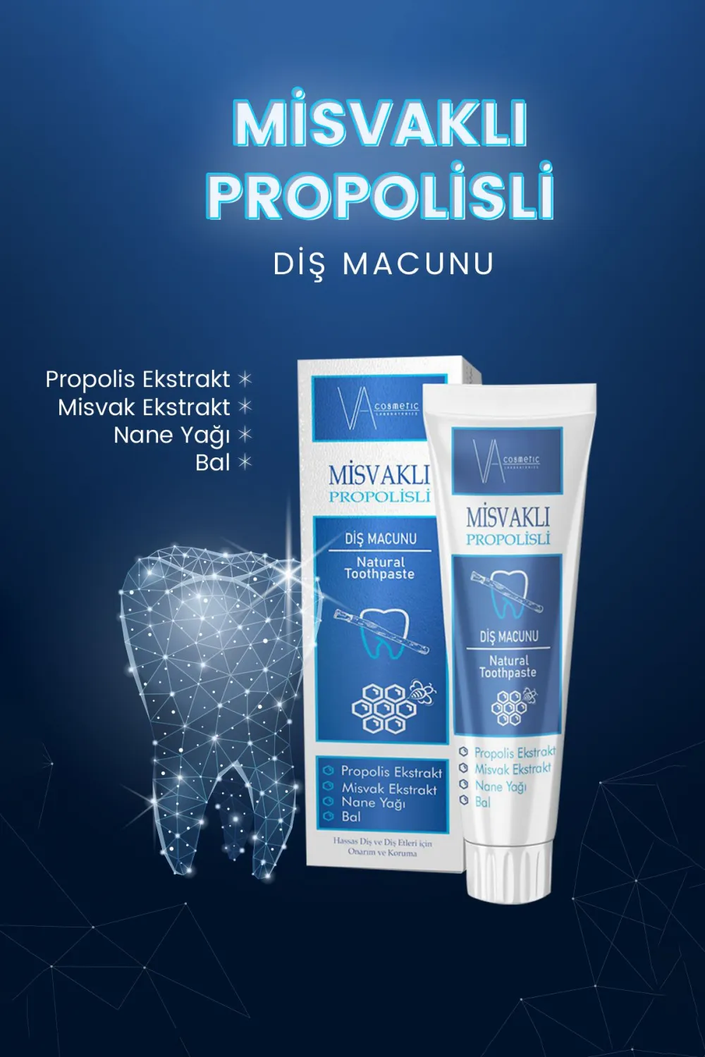 Va Cosmetic Misvaklı Diş Macunu 100 Ml Diş Hassasiyeti