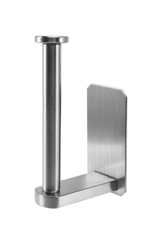 Ximistore9 Banyo Tuvalet Kağıdı Tutucu, 304 Paslanmaz Çelik, Delmezsiz Kurulum, Silindirik Çubuk Tasarımı, Dayanıklı Ve Kolay Bakım Gümüş