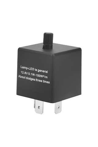 Suofeng Cf13 Kt 3-pin Led Flaş Rölesi, 0.1-150w Güç Aralığı, Flaş Frekansı Ayarlanabilir, Led/normal Sinyal Lambaları İçin Hızlı Flaş Sorunu Tamiri