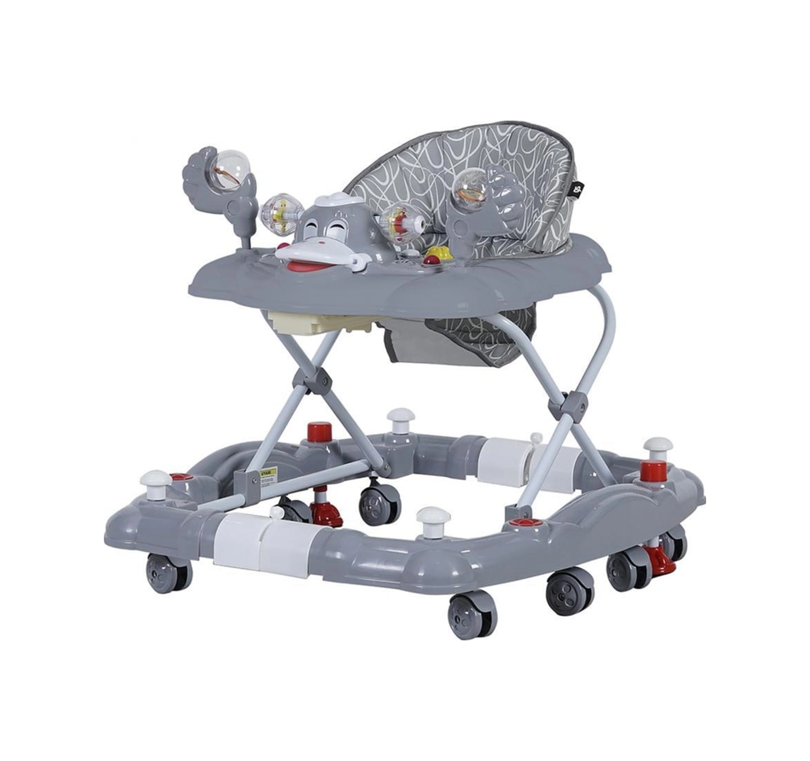 Kiddy Sallanır Fonksiyonel Yürüteç 9228 Gri