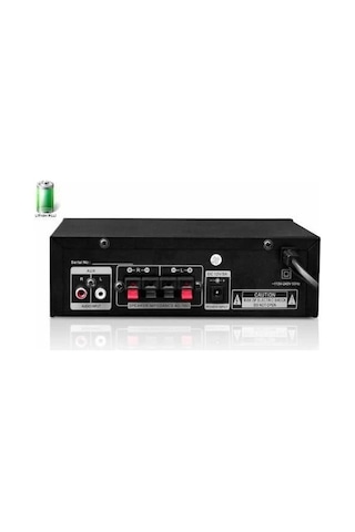 Mekse Ua-101 30w Rms Stereo Bluetooth Şarjlı 12v Özellikli Amfi