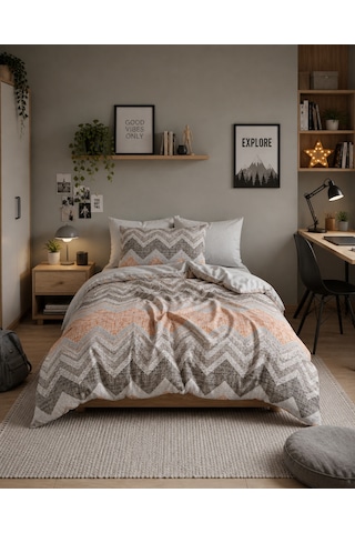 Mystory Home Lastikli Çarşaflı Tek Kişilik Nevresim Takımı Superior
