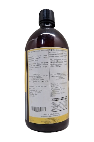 Eurovanille Tohumlu Vanilya Ekstraktı 1 KG