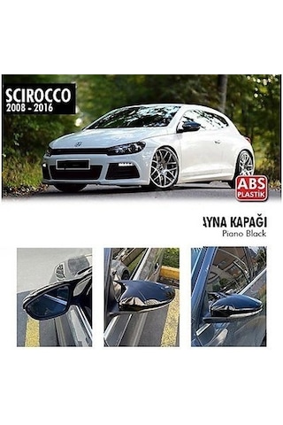 Volkswagen Scirocco (2008 - 2016) Batman Yarasa Ayna Kapağı (parlak