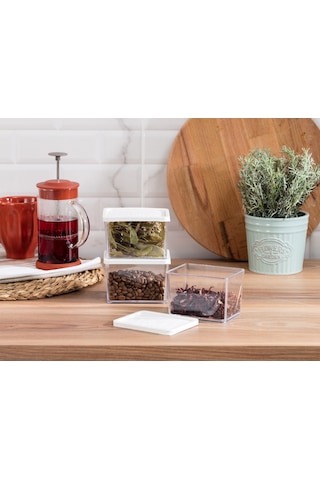 Madame Coco Quotidien Saklama Kabı Set 3 Adet Sakl000000004910x8x20 Cm-soft Ekru Çok Renkli