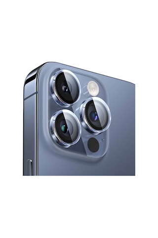 Baseus Apple iPhone 15 Pro Uyumlu -15 Pro Max İçin Corning Serisi Hd Cam Kamer