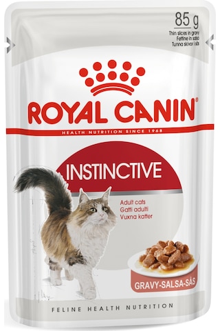 Royal Canin Instinctive Gravy Pouch Yetişkin Kedi Yaş Maması 12 x 85 G
