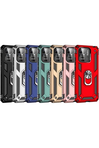 Xiaomi Poco C40 Kılıf Zore Vega Kapak (551524845)