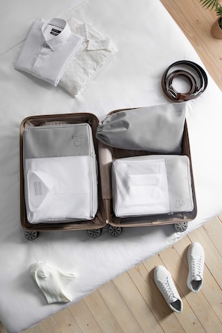 Ocean Home Textile 3'lü Gri Renk Bavul İçi Düzenleyici Set