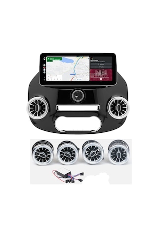 Aln Mercedes Vito Nbt 4 Petek Ambians 4gb Ram 64gb Hafıza Carplay Android Multimedya 12"