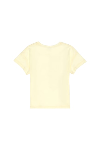 U.S. Polo Assn. Kız Çocuk Limon Bisiklet Yaka Pamuk Renkli Uspa Baskılı Tişört 50306191-VR035