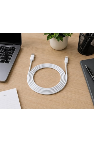 Type-c To Lightning Şarj Kablosu 3 Metre Hızlı Şarj Ve Usb Veri Aktarım Kablosu, High Speed Charging Destekli Uzun Genel