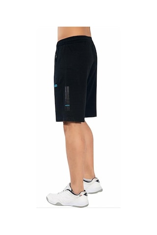 Crozwise 3183-01 Lacivert Astarsız Drops Kumaş Erkek Spor Şort