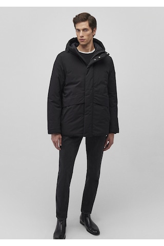 Mavi - Kapüşonlu Siyah Parka 0110443-900 Siyah