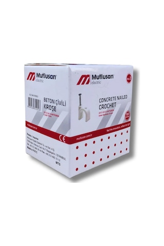 Mutlusan Çivili Kroşe 3 No 100 Lü Paket