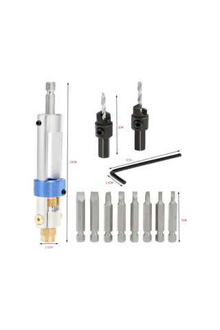 Rox Wood 0119 Pratik Delme Vidalama Kılavuz Bits Seti - 20  Parça