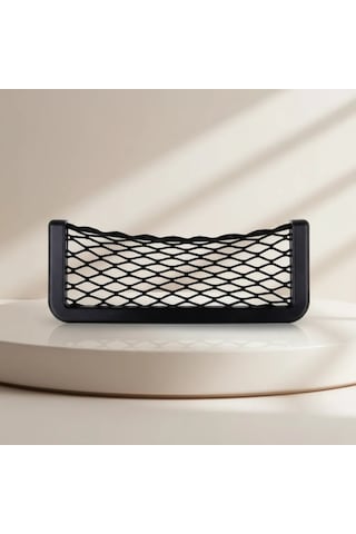 Araç İçin Yapışkan File Tipi Telefon Ve Aksesuar Saklama Aparatı 14,5x8 Cm