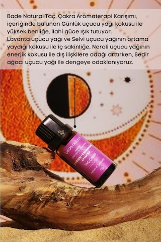 Bade Natural Taç Çakra Aromaterapi Karışımı 10 ML