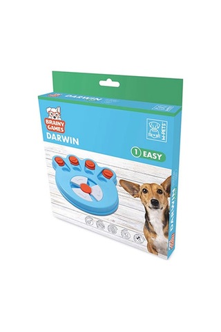 M-pets Puzzle 1.seviye Brainy Games Darwin Köpek Eğitim Oyuncağı 14x13,5x3 Cm 244-50141.01