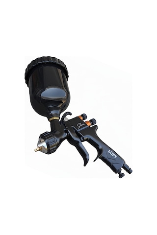 Ab34 Black Shine Üstten Depolu Profesyonel Boya Tabancası - 1.3 Mm - 600 Ml