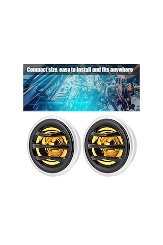 Konesam 12v 150w Otomobil Hoparlörü 2 Adet - Dayanıklı Metal Kapaklı, Kolay Kurulum, 80hz-22khz Frekans Aralığı
