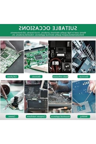 0.8 Mm Kalınlığında 50 Gr Lehim Teli, Elektronik Tamir İçin Kolay Erişilebilir