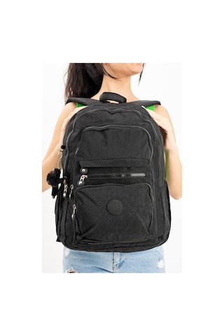 Baginn Unisex Sırt Çantası Hafif Yağmur Geçirmez Klinkır Kumaş Laptop Bölmeli Seyahat Çantası 43 30 Cm 001
