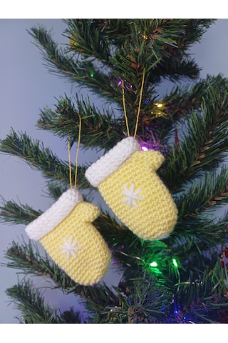 Yılbaşı Ağacı Süsü Eldiven -2 Adet 002