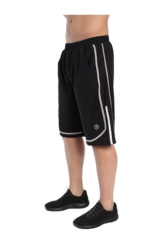 Crozwise 3194-10 Erkek Basketbol Şort Siyah