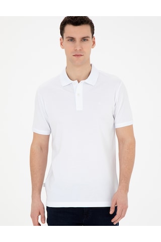 Pierre Cardin Erkek Beyaz Tişört Basic 50280754-Vr013 Beyaz