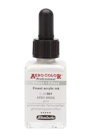 Schmincke Aero Color Shine Gold 901 Mürekkep 28ml