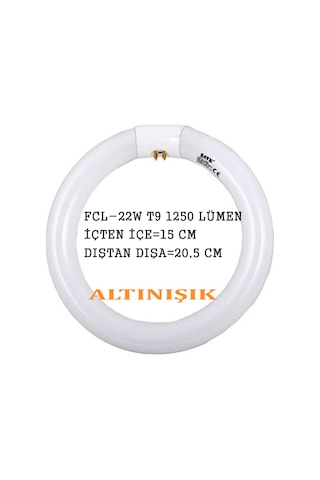 Simit Floresan 22W Simit Lamba Simit Ampul 6500K Fcl-22W T9