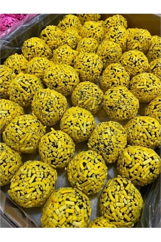 Çikolata Kaplı Sarı Truf Topları 1 Kg