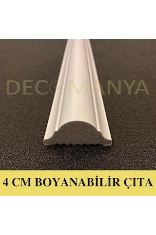 Decomanya Boyanabilir Duvar Çıtası 4 Cm Poliüretan Duvar Çıtası (480023873)