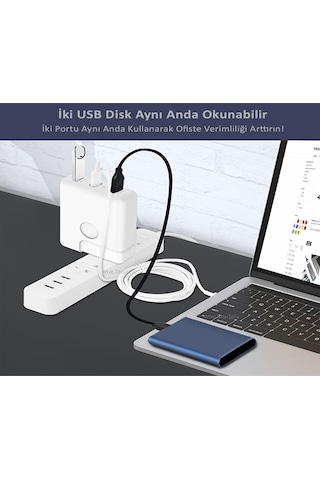 Apple Uyumlu MacBook Pro 13 15 16 Usb C Adaptör Kılıfı 61w 67w 87w 96w Adaptör Hub Ssd Hdd Şarj Çoklayıcı 87w A1719