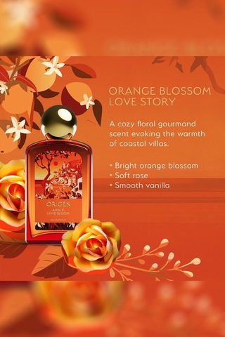 Origen Amalfi Love Bloom Kadın Parfümü + Saç Ve Vücut Spreyi Set Çiçeksi