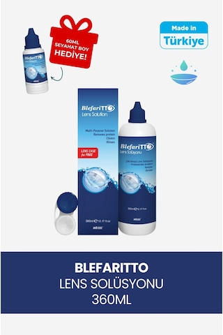Blefaritto Lens Solüsyonu 360 ML + Çanta Boy 60 ML