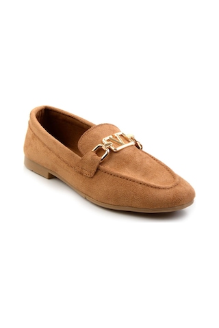Bambi Taba Kadın Loafer Ayakkabı K01503727102 Taba